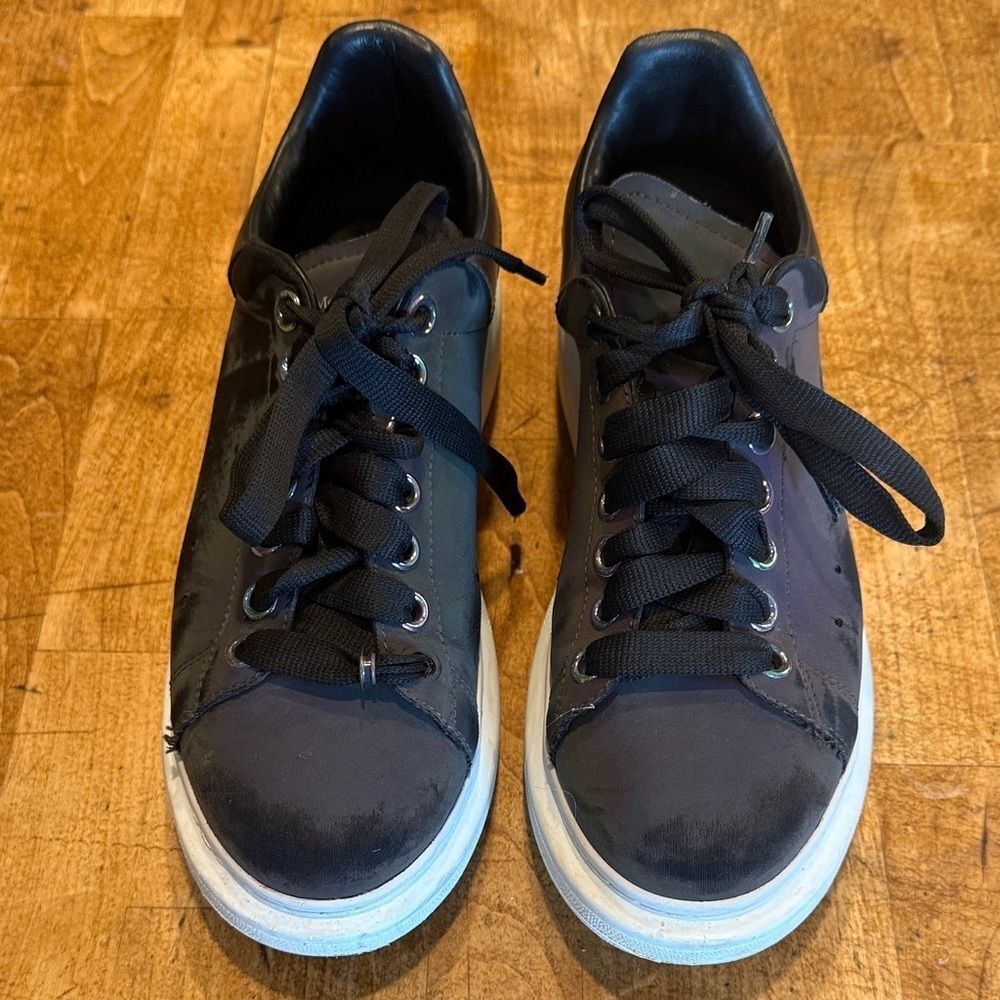 Alexander McQueen Black and White Sneakers
